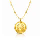 Zoe Silver Shell Necklace