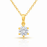 Ava Silver Zirconia Necklace