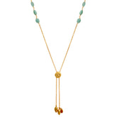 Lia Sterling Silver Oval Amazonite Necklace