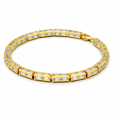 Cyan Silver Zirconia Bracelet