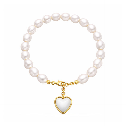 Ella Silver Pearl Bracelets
