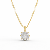 Aro Silver Zirconia Necklace