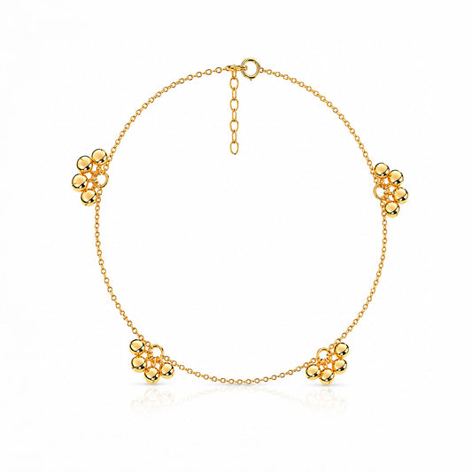 Pia Silver Anklet