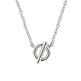 Kate Silver Toggle Necklace