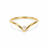Anna Synthetic Pearl Adjustable Ring