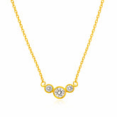 Ara Silver Zirconia Necklace