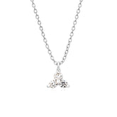Mia Sterling Silver White Cubic Zirconia Necklace