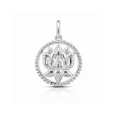 Luna Silver Lotus Pendant