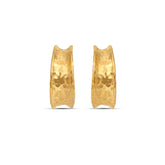 Lyra Silver Hammered Earrings