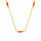 Anna Silver Crystal Necklace