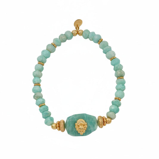 Aria Silver Amazonite Bracelets