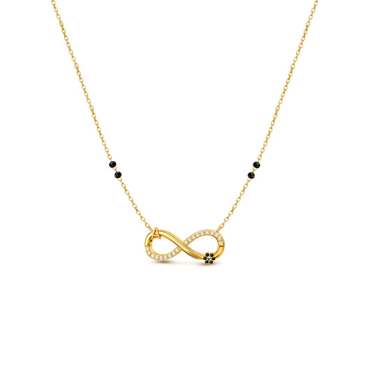 Oela Silver Mangalsutra