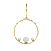 Ryn Sterling Silver Synthetic Pearl Earrings