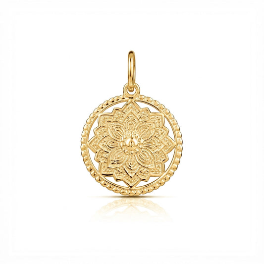 Ella Silver Floral Pendant