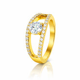 Kit Silver Diamond Adjustable Ring