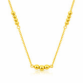 Anna Silver Beads Necklace