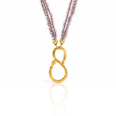 Cleo Silver Quartz Necklace