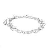 Luna Silver Link Bracelets