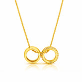 Ziva Silver Topaz Necklace