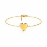 Eavi Silver Heart Bracelet