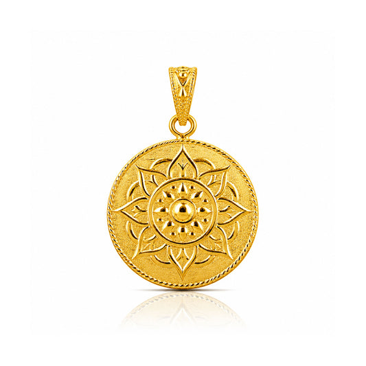Ella Silver Mandala Pendant