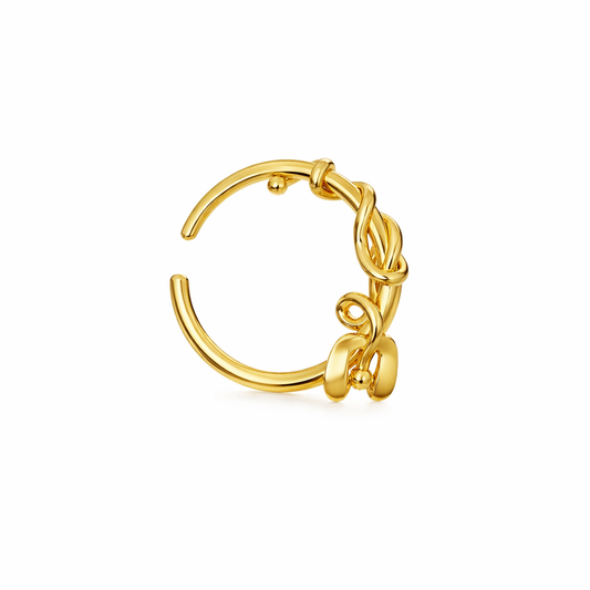 Adea Silver Nose Pin