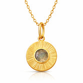 Thea Silver Labradorite Necklace