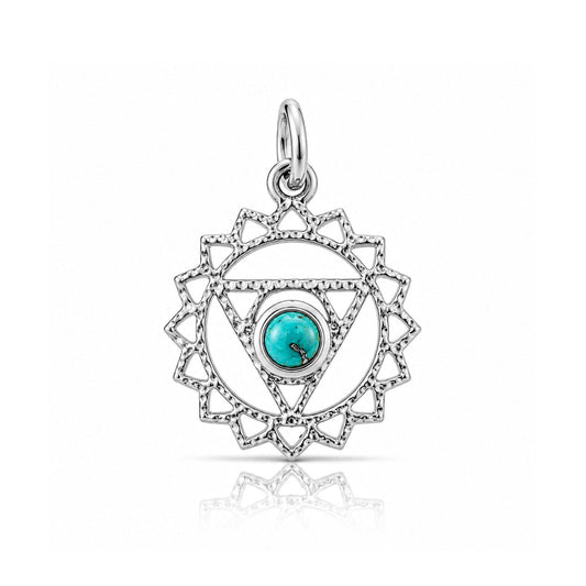 Finn Silver Vishuddha Chakra Pendant