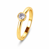 Frea Silver Diamond Adjustable Ring