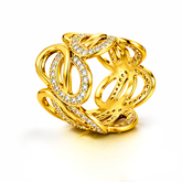 Ana Silver Adjustable Ring