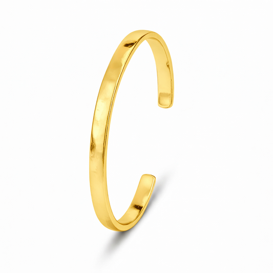 Rina Silver Hammered Bangle