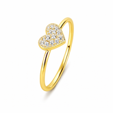Nora Silver Zirconia Adjustable Ring