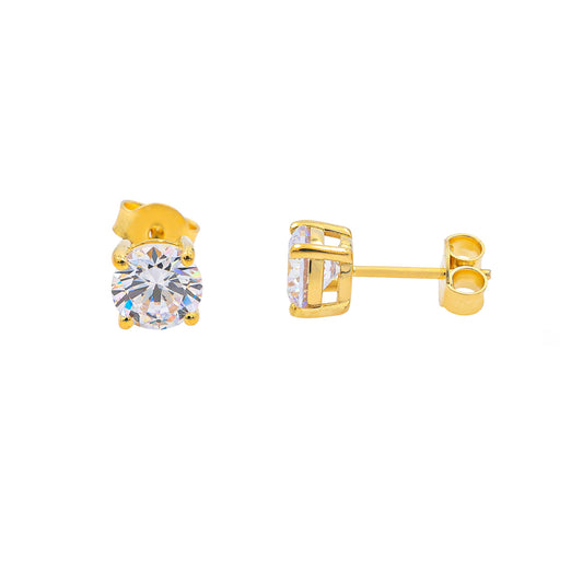 Nora Silver Stud Earrings