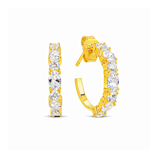 Jyra Silver Zirconia Earrings