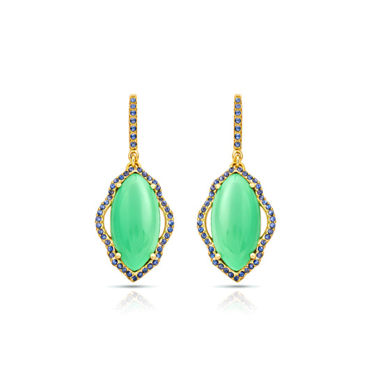 Zova Silver Chalcedony Earrings