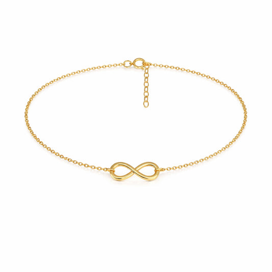 Mira Silver Infinity Anklet