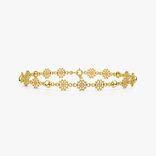 Xyla Silver Anklet
