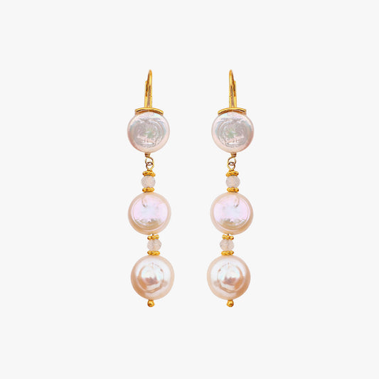 Orla Silver Pearl Earrings