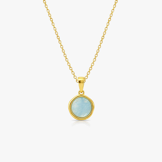 Nora Silver Aquamarine Necklace
