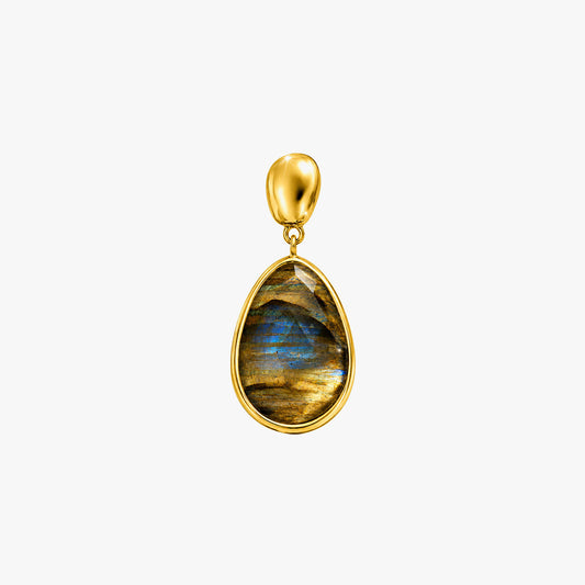 Ava Silver Labradorite Pendant