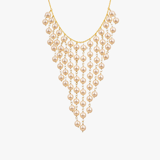 Fyn Silver Pearl Necklace