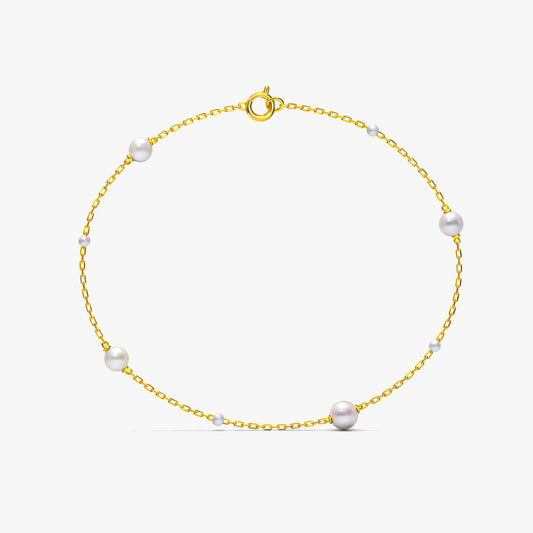 Jiya Silver Pearl Bracelets