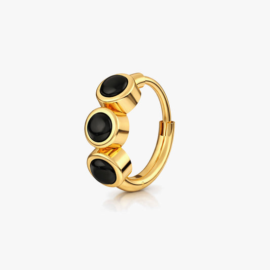Ayza Silver Nose Pin