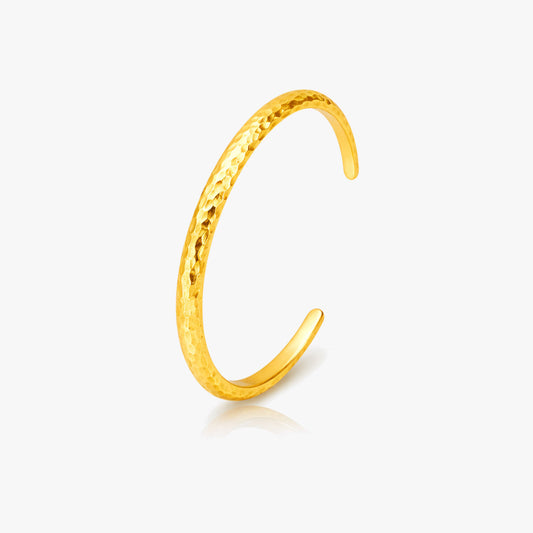 Anna Silver Cuff Bangle Bracelet