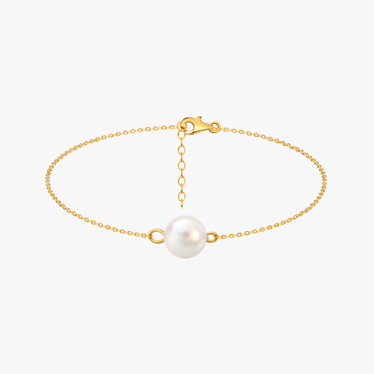 Enna Silver Pearl Anklet