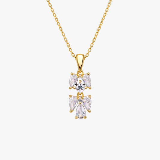 Nyra Silver Zirconia Necklace