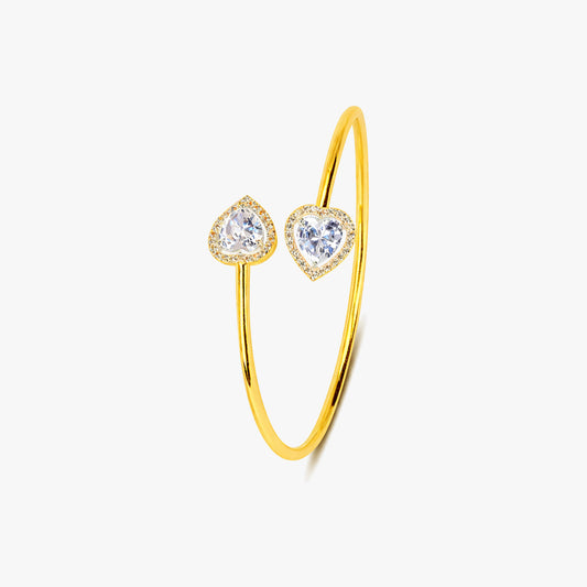 Zia Silver Zirconia Bangle