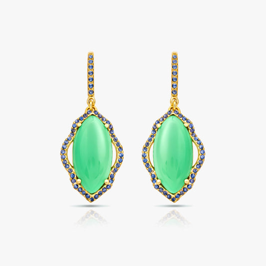 Zova Silver Chalcedony Earrings