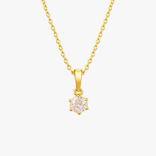 Kate Silver Diamond Necklace