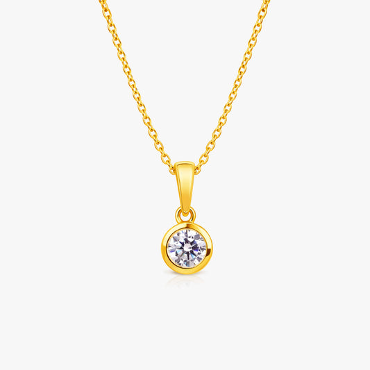 Ria Silver Diamond Necklace